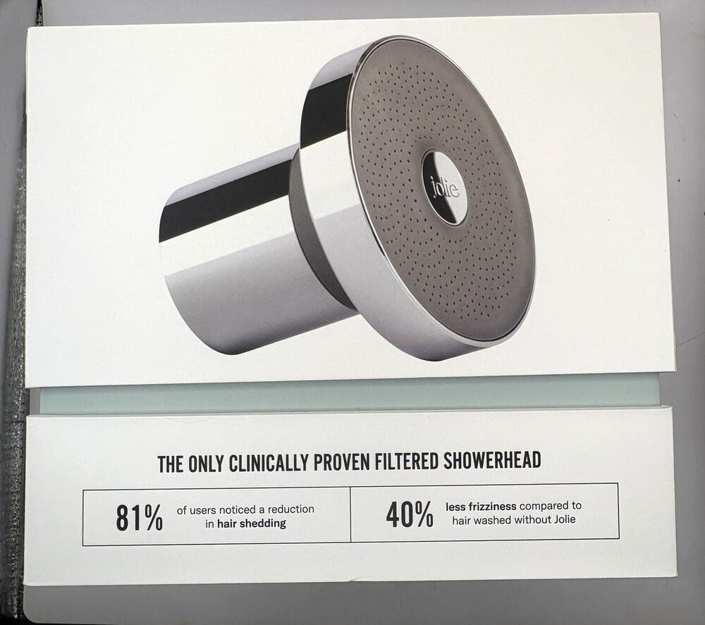 Jolie Filtered Showerhead Modern Chrome + Replacement Filter